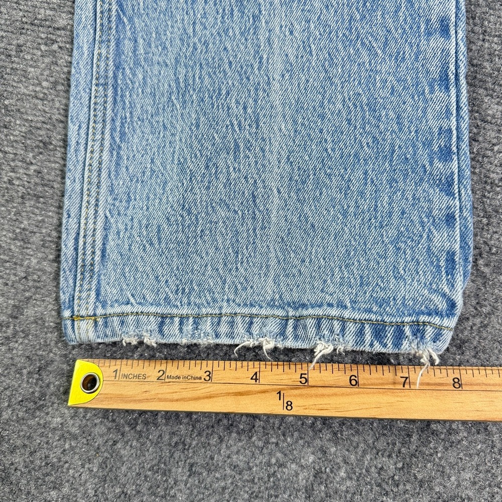 Wrangler High Rise Bold Boot Jeans Womens 10x32 Bootcut Stretch Distressed - Picture 14 of 14